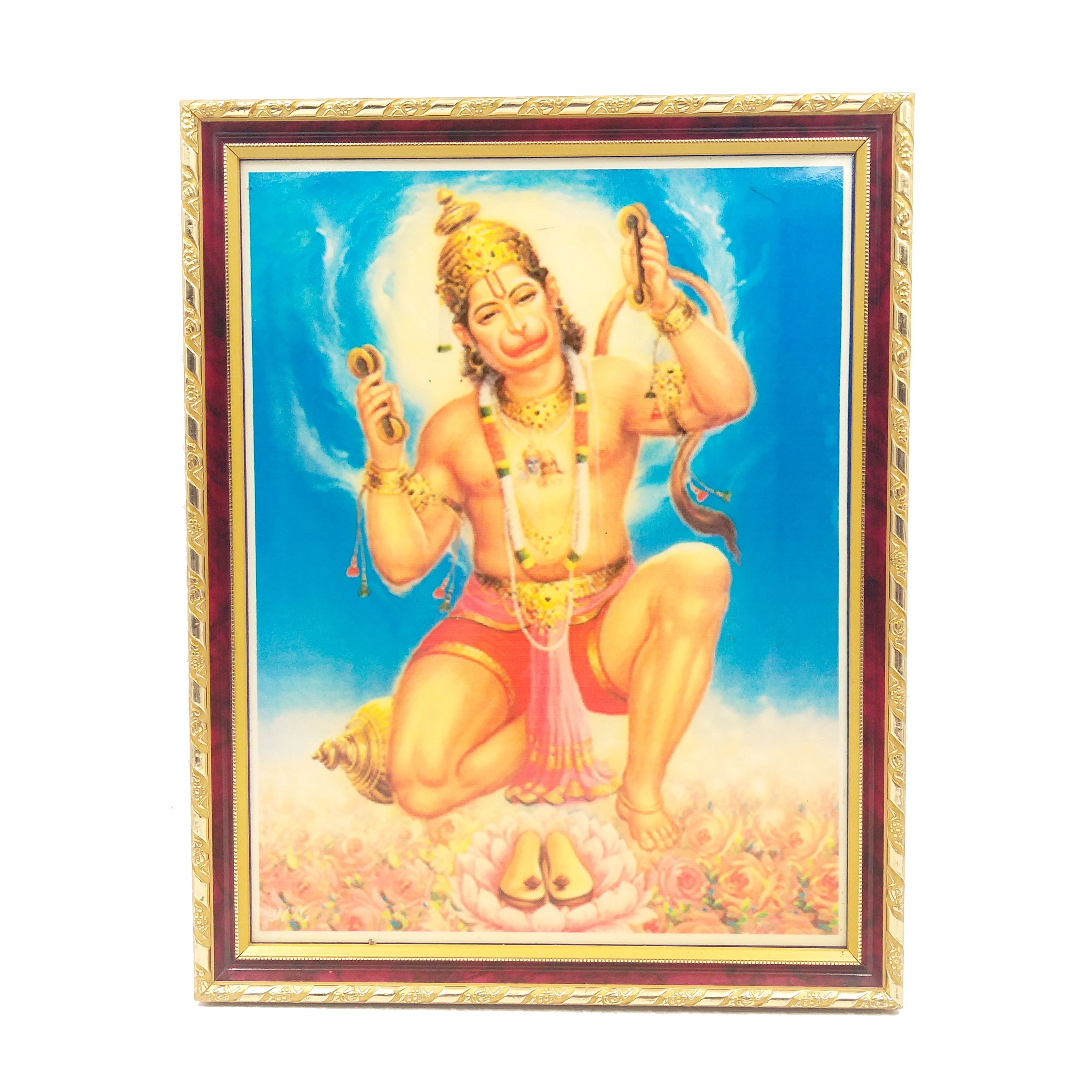 Hanumanji Sitting Wall Piece L12" x W1" x H15"